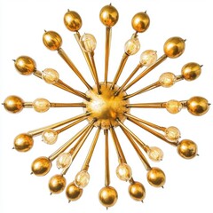 Golden Sputnik Chandelier