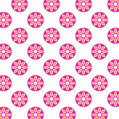 Beautiful Flower Design Pattern, Flower Background, Wallpaper, Fabric Print