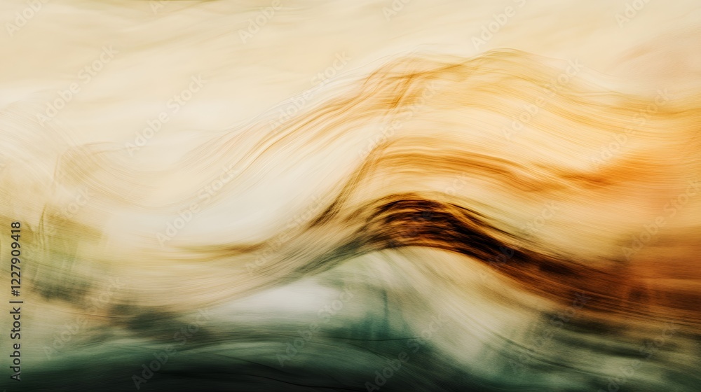 Wall mural abstract interpretation of an epic sky with flowing color patterns
