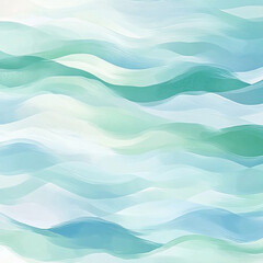 Abstract pattern of layered wavy lines in light blue tones with smooth flowing texture curves.