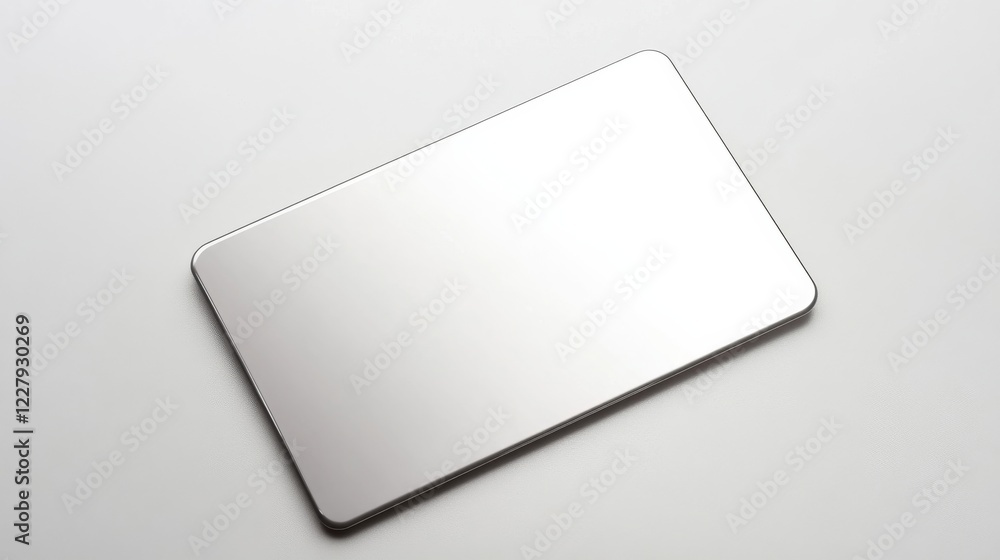 Poster a blank white card template for magic the gathering cards, no border around it. the top of the page 
