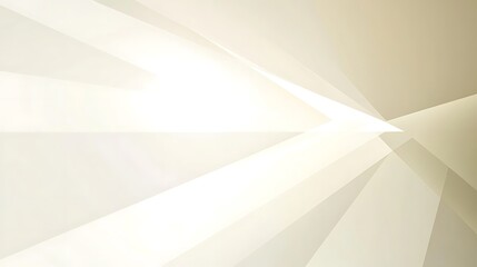 Obraz premium Abstract Beige and White Geometric Design