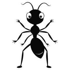 Fototapeta premium The tiny ant appears to be standing .