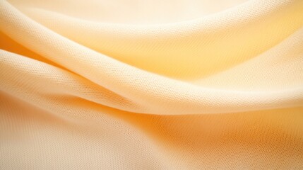 close-up view of soft fabric fold detailed weave pattern illuminated gently against pristine white backdrop