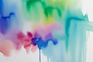 Naklejka premium brush stroke watercolor texture isolated on white