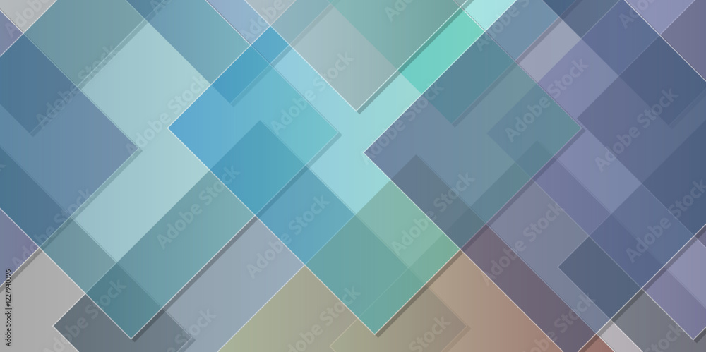 Poster abstract modern colorful pattern geometric luxury gradient line background random square shape desig