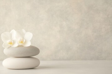 close-up photo of massage therapist hands applying pressure during relaxation session with clean softly lit spa background