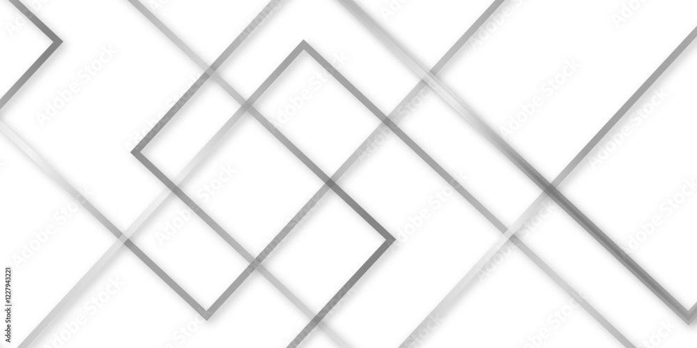 Poster abstract seamless random geometric white, black square lines pattern on a transparent background des