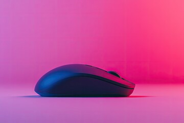 close-up photo of 3d mouse being used to manipulate digital model on screen sharp studio lighting highlights futuristic