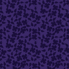 Vector tropical floral seamless pattern. Elegant background with exotic flower, leaves, jungle plants, hand drawn elements. Abstract botanical ornament