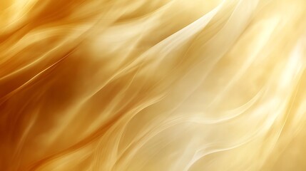 Abstract Golden Waves Flowing Design