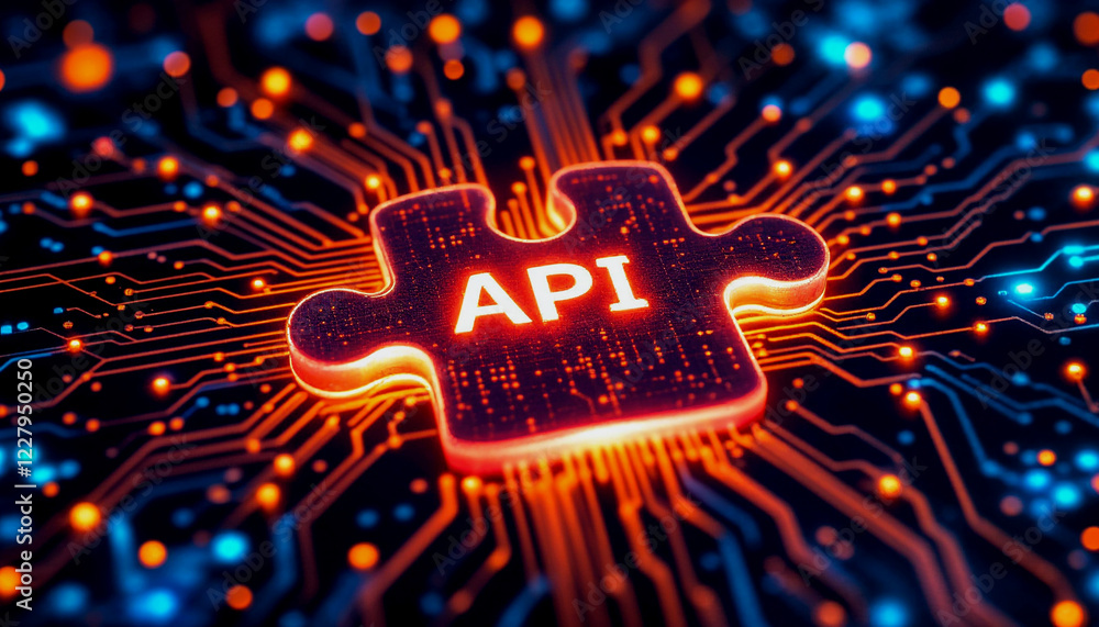 Poster api integration on a circuit board technology and innovation