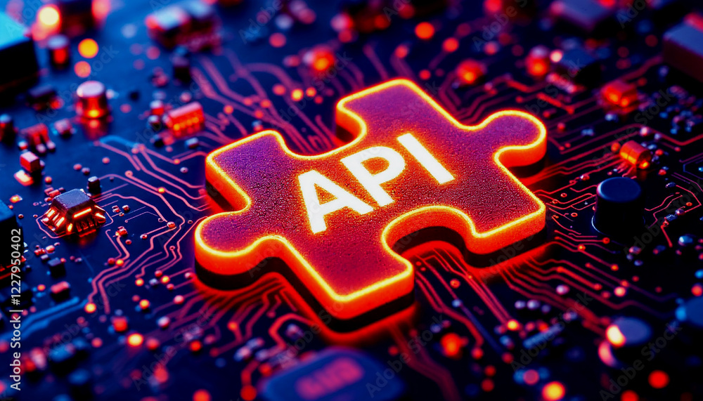 Poster api integration on a circuit board technology and innovation
