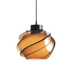 Hanging lamp light modern decoration isolated on transparent background