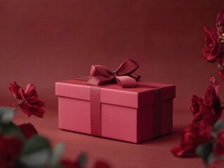Red Gift Box with Bow