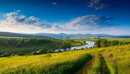 Fototapeta premium landscape in the mountains