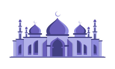 Mosque Moderm Geometric Flat Design