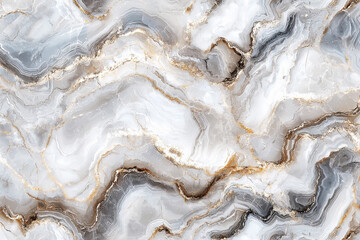 Repeating marble texture pattern in soft gray and white tones for a luxurious and calming aesthetic