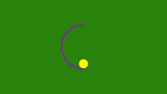 loding pixelated progress animation in gren background.4k video