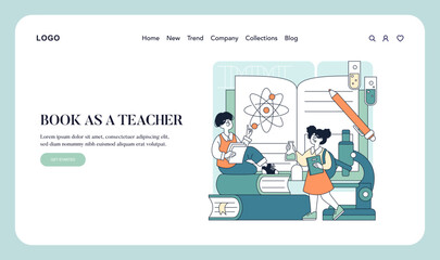 World Book Day. Flat Vector Illustration