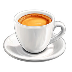 cup of coffee transparent png AI