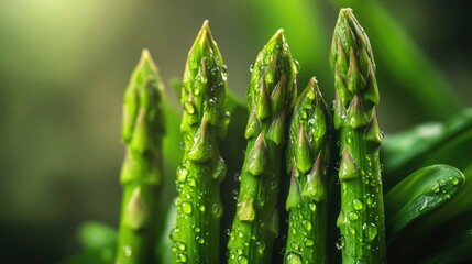 Dewy springtime blooms, close-up with water droplets glistening on the petals.
