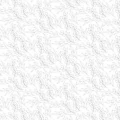 seamless pattern with leaves