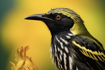 Fototapeta premium Tui: A Close-Up Capture of This Gorgeous Nature's Prize - New Zealand's Endemic Honeyeater