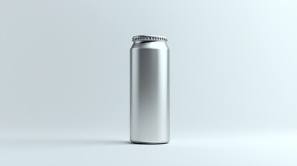 Silver can mockup, studio, blank, design, background