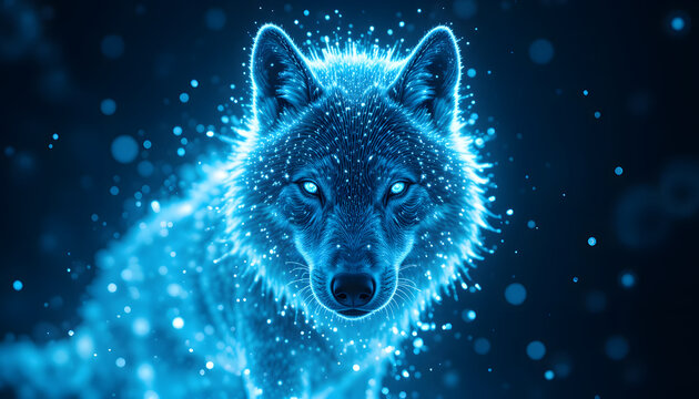 Sigma Wolf Neon pc wallpaper 4k