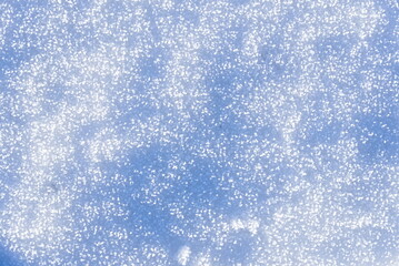 Graupelschauer Schneedecke - Hintergrund