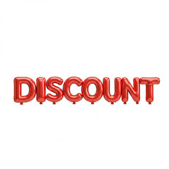 Discount with balloons