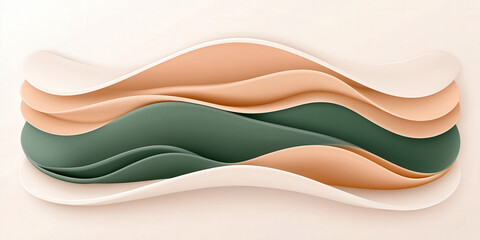 Pastel ombr waves create a fluid and calming atmosphere with smooth transitions in green, pink, and yellow tones that enhance any tranquil setting