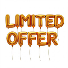 Limited offer with balloons