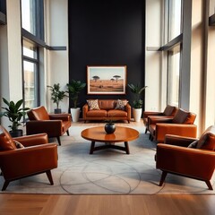 modern living room transparent background, modern living room, interior of a room, modern living room with fireplace