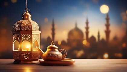 Elegant Ramadan Kareem Collection: Crescent Moons, Lanterns, and Islamic Calligraphy