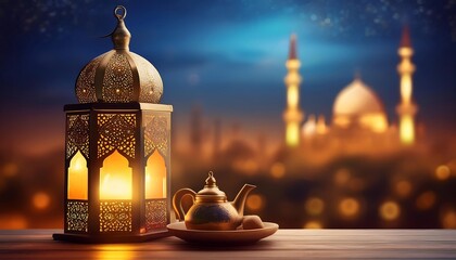 Elegant Ramadan Kareem Collection: Crescent Moons, Lanterns, and Islamic Calligraphy