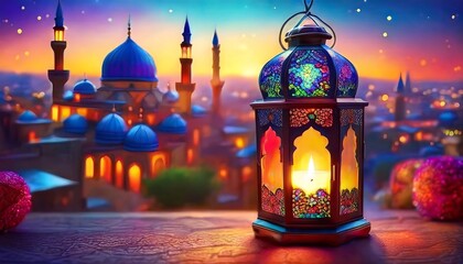 Elegant Ramadan Kareem Collection: Crescent Moons, Lanterns, and Islamic Calligraphy