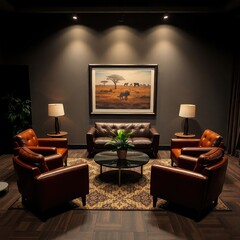 modern living room transparent background, modern living room, interior of a room, modern living room with fireplace