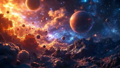 Glaxy Space Background fantasy  