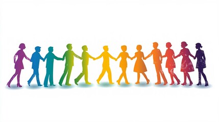 Unity in Teamwork: Hands Holding Paper Symbolizing Cooperation and Connection in Business Community