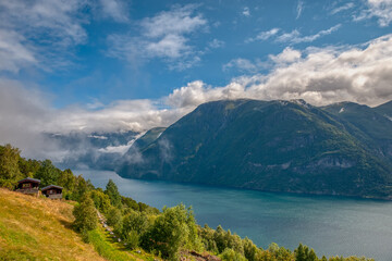 Hellesylt is a village in Stranda Municipality, M&oslash;re og Romsdal County. The village lies at the beginning of Sunnylvsfjord.