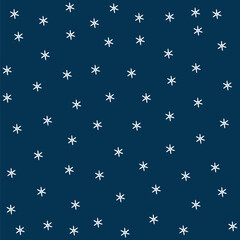 Fototapeta premium Pattern of stars of all sizes and shapes and with interesting and trendy textures to make them brighter, some with backgrounds in squares, dots and other geometric shapes.