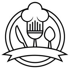 A playful and colorful restaurant logo, incorporating a steaming bowl or cup with dynamic lines to convey warmth, flavor, and freshness.

