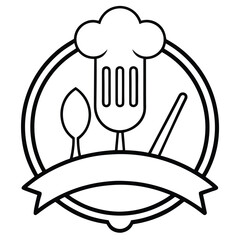 A playful and colorful restaurant logo, incorporating a steaming bowl or cup with dynamic lines to convey warmth, flavor, and freshness.

