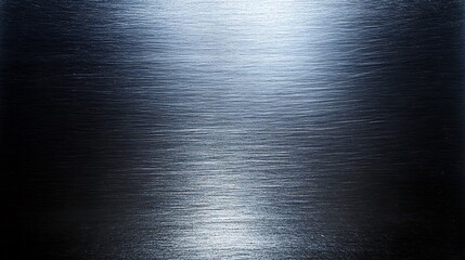 Brushed Metal Texture Dark Blue Gradient Background