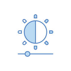 Brightness vector icon