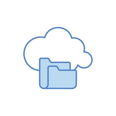 Cloud Storage vector icon