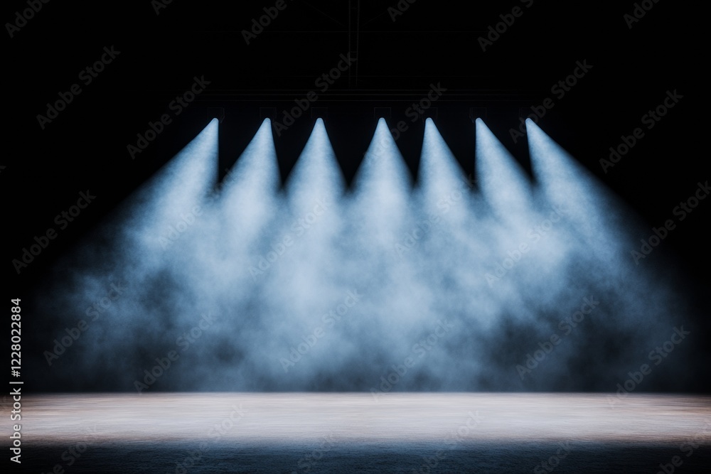 Aufkleber immersive stage lighting design dynamic led spotlight and smoke effects for modern events - elevate 