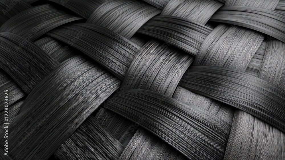 Aufkleber black cloth texture with fine interlacing threads, creating a seamless pattern and soft shading.